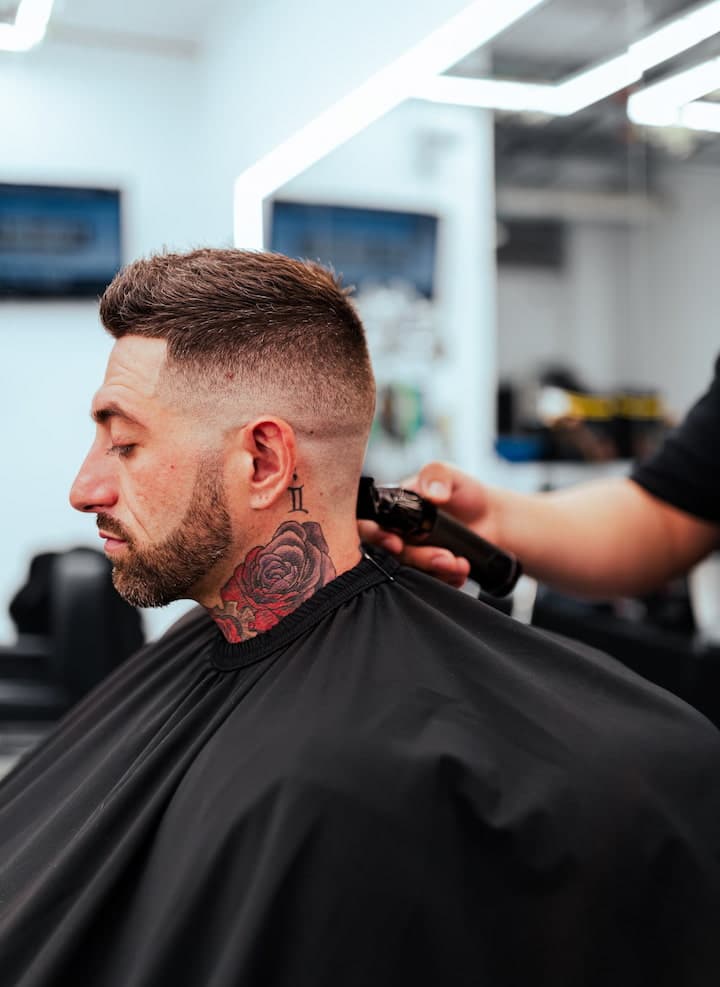 Precision Fade Haircut at Galindo's Barbershop Magnolia TX